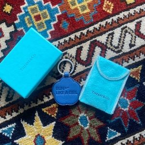 Tiffany & Co Run Like a Girl Keychain
